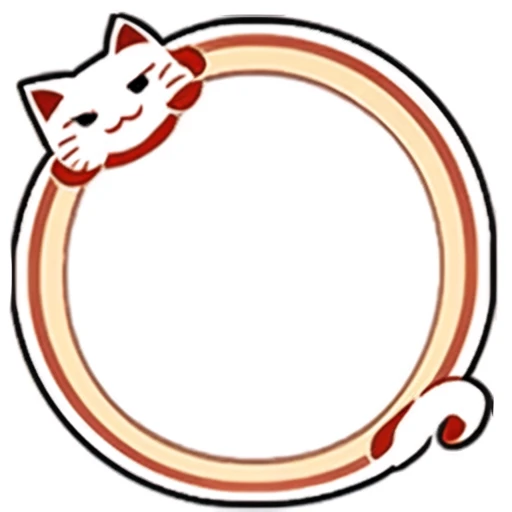 cat avatar frame,game icon,xiongxiong_touxiangkuang,no humans,transparent background,simple background,solo,white background,<lora:头忡V1:0.8>,