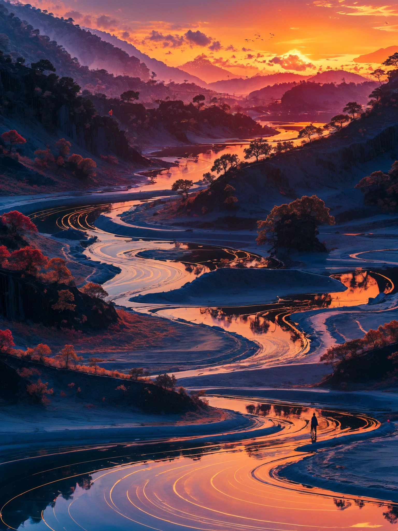 xuer dreamy landscapes,night,scenery,
<lora:~Q?-h^{\ql4 xuer dreamy landscapes:0.8>,