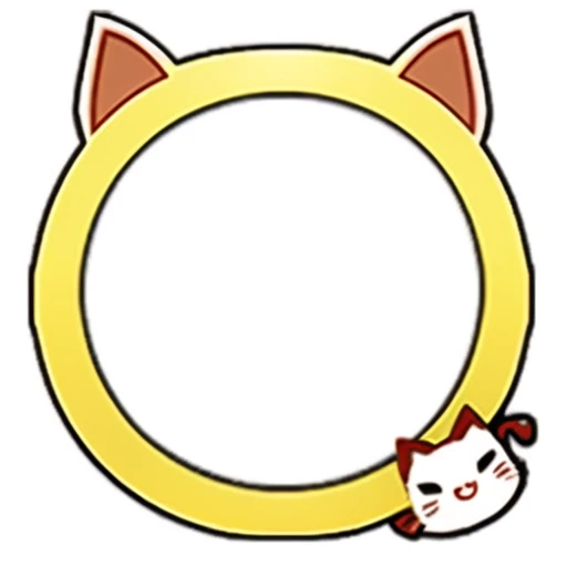 cat avatar frame,game icon,xiongxiong_touxiangkuang,no humans,transparent background,simple background,solo,white background,<lora:å¤´åæ¡V1:0.8>,
