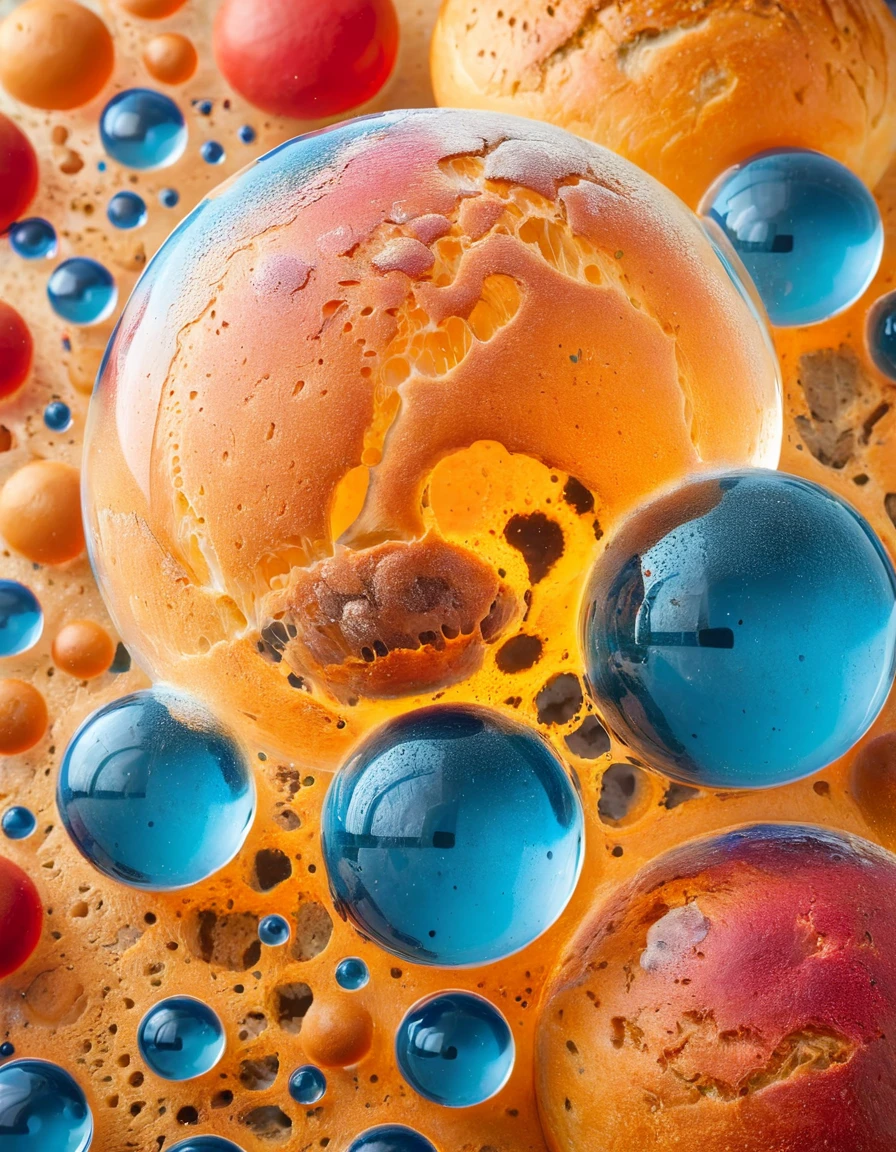 bubble, abstract color splash with water <lora:ral-brdcruzt:1> ral-brdcruzt