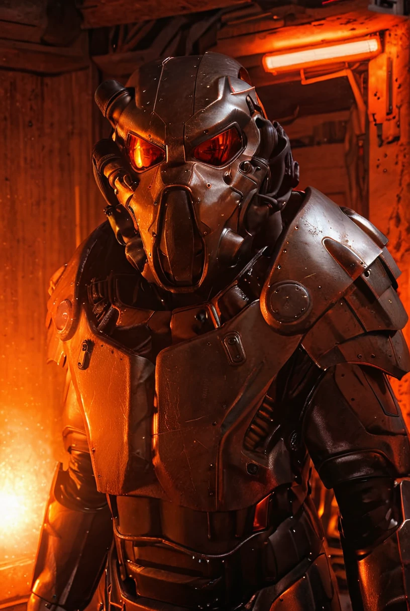 x-01 armour, portrait, red lights, reflective armour, realistic suit, accurate helmet
[reflections, realistic lighting, light rays, beams of light, realistic, high quality photo, 4k, 7-dune]
<lora:add-detail-xl:0.5>  <lora:Power Armour v1.0:0.8> <lora:Dune Style v1.0:0.4>