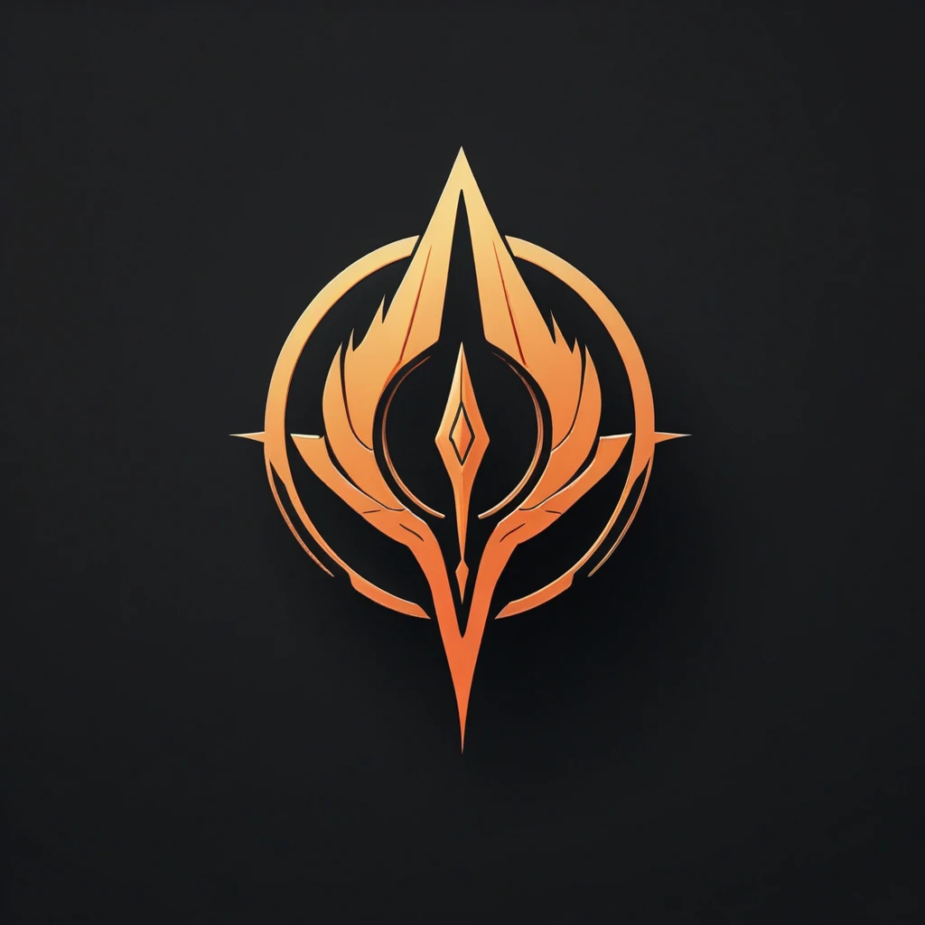 sauron, minimalist vector, logo app icon, symmetric