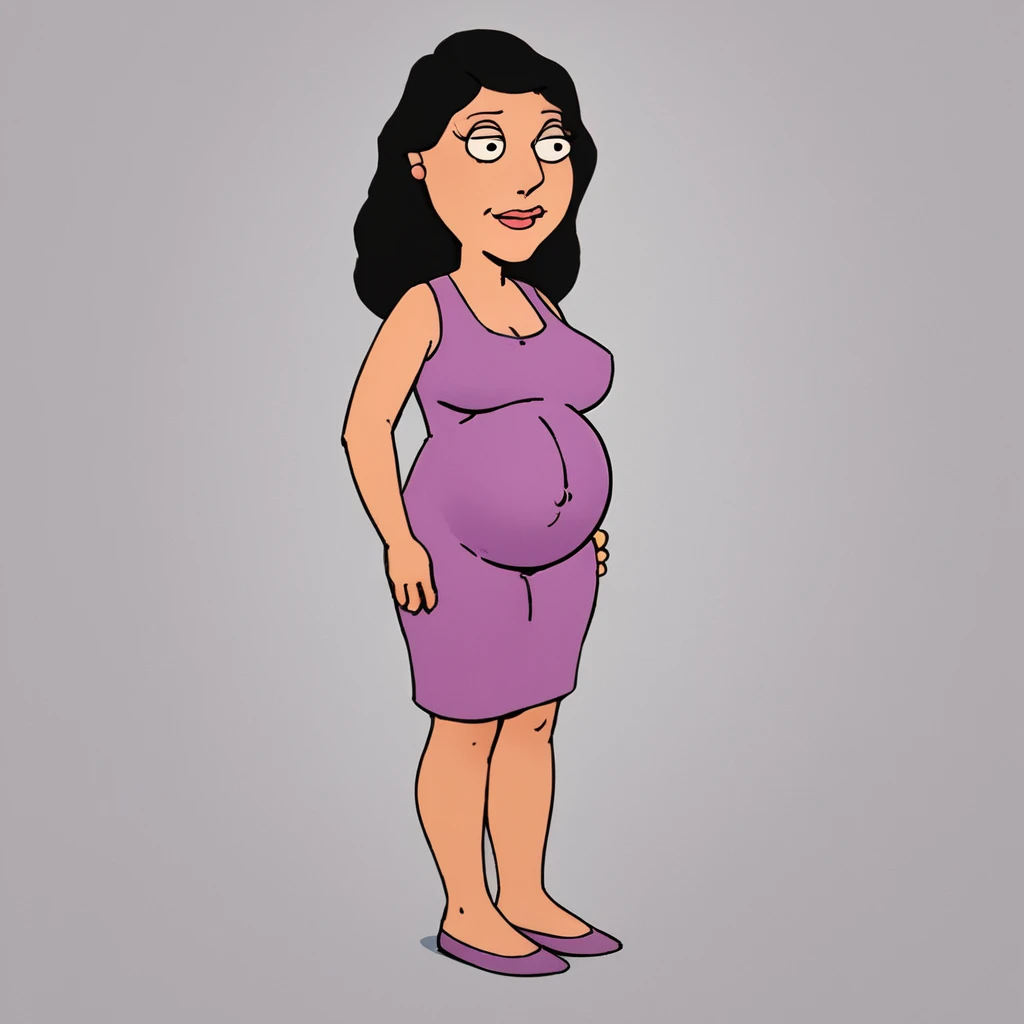 score_9, score_8_up, score_7_up, source_cartoon, bonnieswanson, 1girl, pregnant, makeup, dress,
<lora:Bonnie_Swanson:1>