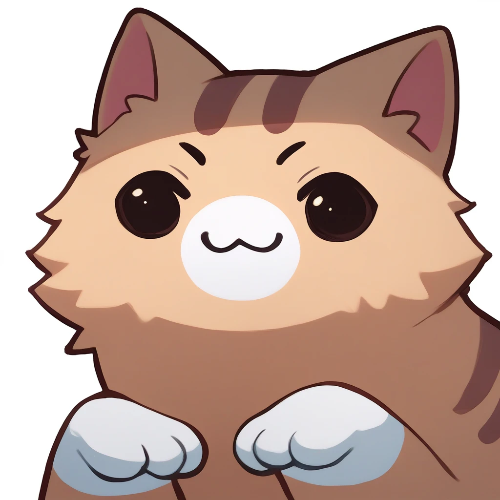 score_9, score_8_up, score_7_up, source_anime, simple background, white background, animal focus, solo, nekoemoji, cat, smile, looking at viewer <lora:discord_nekonekonekone_ponyXL:1>