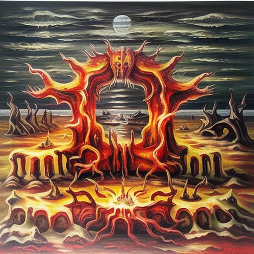 (in hell), (variations of hundreds demons (imp, gargoyle, yokai, incubus, succubus) army) proudly marching around the hell street, night time, majestic, glorious, high angle, (high angle, ultra wide angle, ultra details, masterpiece)