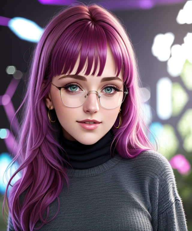 r2os3g1 , Ultra-HD, realistic, 1girl, ((natural background)), Turtleneck sweater