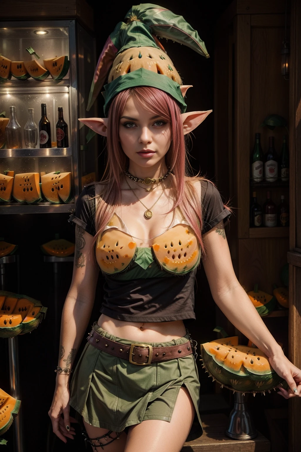 (multiple subjects)a (subject 1:goblin sized toad), (Subject 2: several goblin women, hot ugly, mismatched eyes, mismatched breasts, crazy hairstyles, big butts, ragged cloth tops, short skirts, safe for work), slimy cavern, best quality, 8k, highres, masterpiece, ultra-detailed, realistic, photorealistic, photo-realistic, HDR, UHD, studio lighting, ultra-fine painting, sharp focus, physically-based rendering, extreme detail description, professional, vivid colors, bokeh, horror
