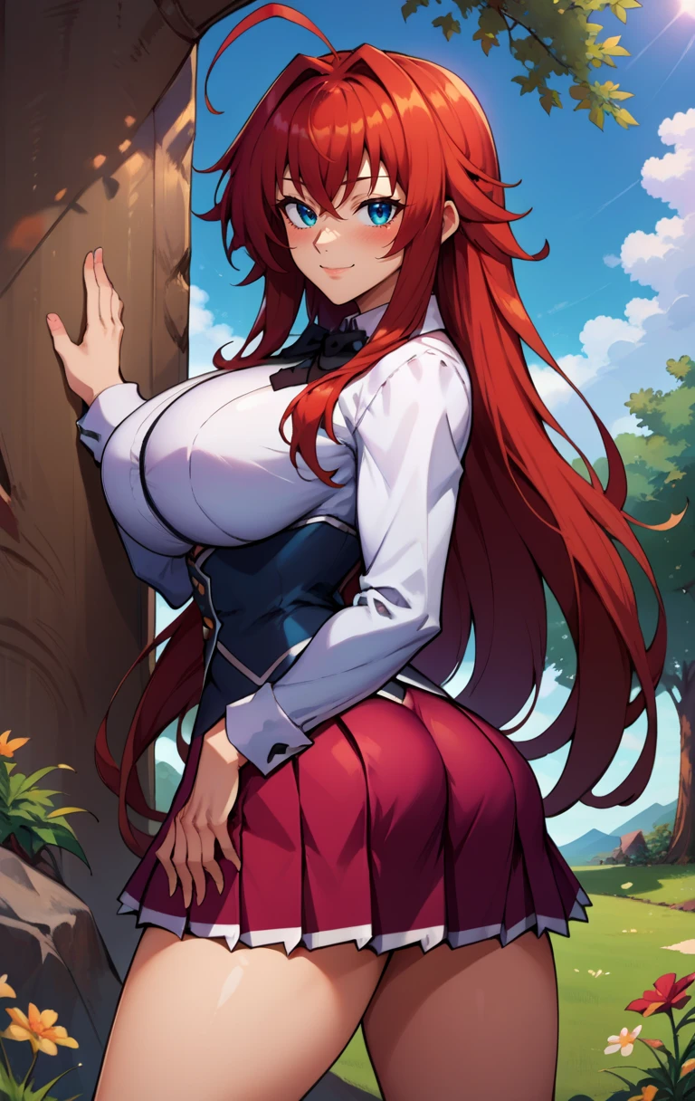 uploaded on e621, questionable content, an extremely talented impressionist painting of a white pony furry fluffy anthro maiden, cleavage, busty, curvy, big breasts, soft, squishy, pudgy, belly, (colorful dress), sexy legs, red eyes, red hair, princess pose, showing butt