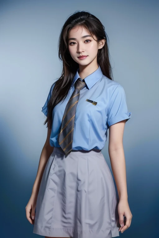 1 woman, 1 girl, medium breasts, blue school shirt, grey skirt, <lora:sg_cgsv1:0.8> cgs, (cgs_uniform, cgs tie:1.1), medium length hair, (masterpiece), (best quality:1.0), (ultra highres:1.0), (detailed face, detailed eyes, detailed skin, ray tracing, subsurface scattering:1.1), smile,, 8K, 8k  uhd, dslr, Nikon Z9, soft lighting, high quality, film grain, ((cinematic look)), soothing tones, insane details, intricate details, hyperdetailed, epic realistic, real picture, intricate details, ultra-detailed, ultra highres, depth field,(photorealistic,realistic:1.2),best quality, realistic, photorealistic, (intricate details:1.2), (delicate detailed), (cinematic light), clear line, sharp focus, realistic face, detailed face unity 8k wallpaper, ultra high res, (photorealistic:1.4)