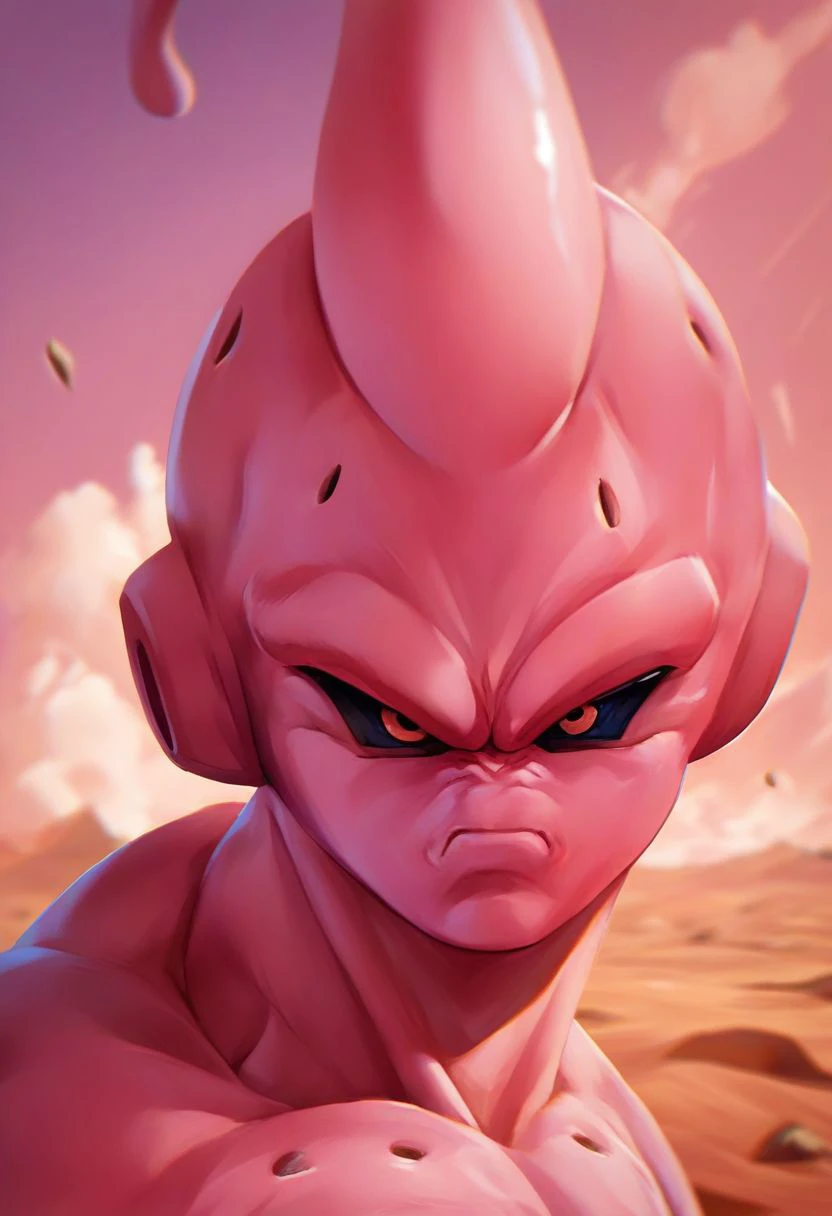 score_9, score_8_up, score_7_up, source_anime, solo, portrait,kidbuu in desert , high definition, high quality, detailed background, detailed face,