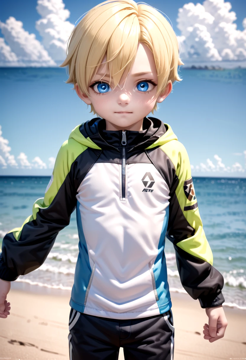 <lora:sota_epoch_13:0.6>,sota, solo,looking at viewer,short hair,bangs,blue eyes,blonde hair,long sleeves,1boy,hair between eyes,standing,wide rashguard jacket,male focus,cowboy shot,outdoors,sky,day,pants,cloud,hood,water,blue sky,ocean,beach,black pants,hood down,child,multicolored clothes,zipper,horizon,male ,wall,multicolored jacket,two-tone jacket , (masterpiece:1.2), best quality, high resolution, unity 8k wallpaper, (illustration:0.8), (beautiful detailed eyes:1.6), extremely detailed face, perfect lighting, extremely detailed CG, smile
The soft lighting and detailed surroundings create an immersive environment where imagination runs wild hyper-detailed,hyper-detailed face, high quality visuals, dim Lighting, sharply focused, octane render, 8k UHD