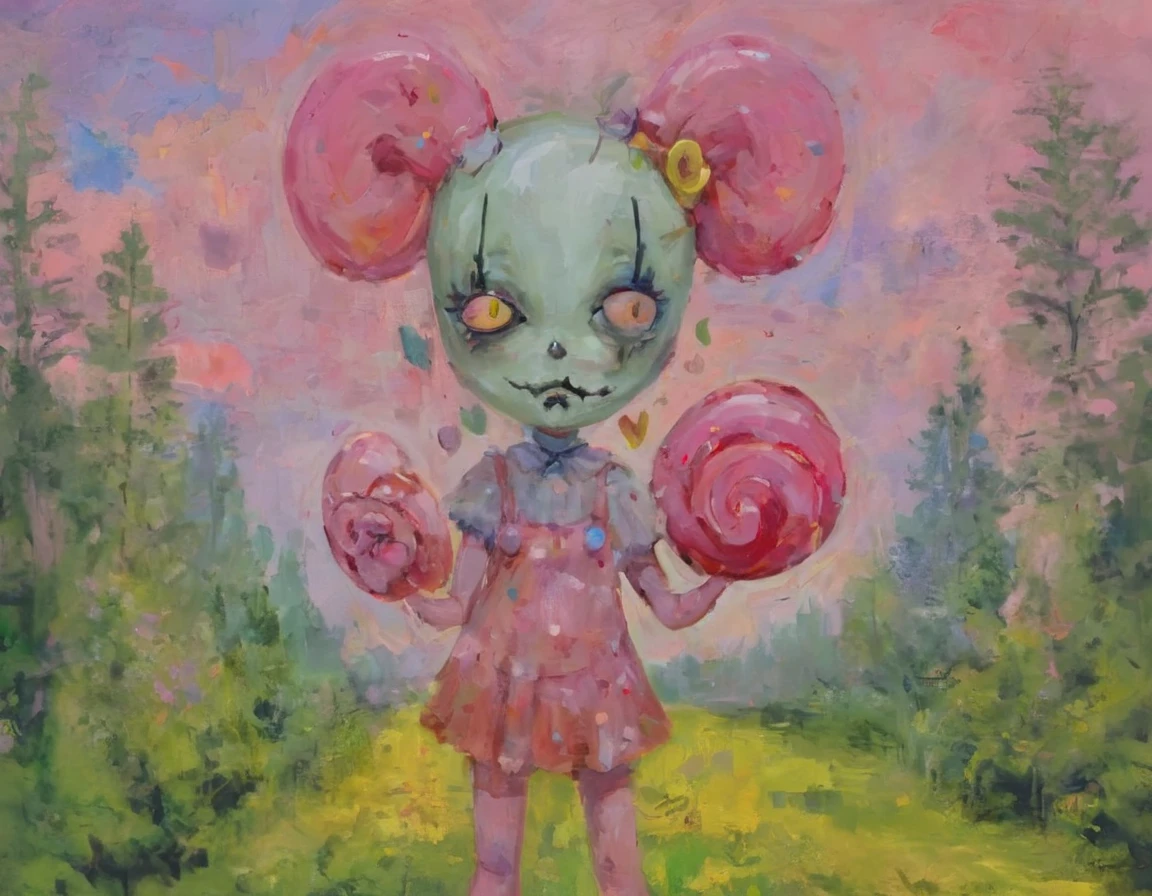 uncanny y2kmad character, oil painting, impressionism <lora:y2kmad_v0.0.2:0.7>