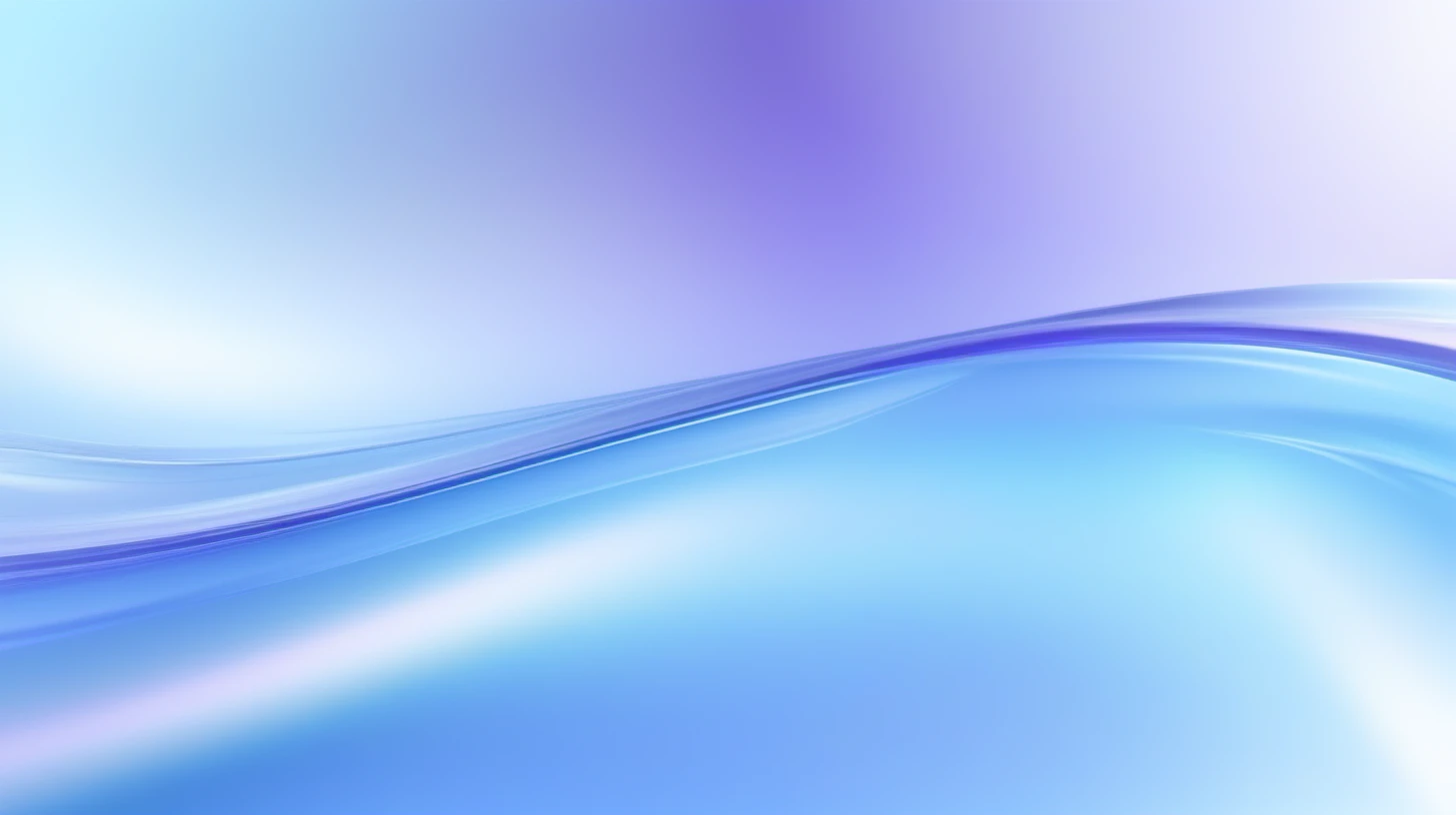 An abstract background image of liquid flow, glass texture, microsoft style, Gradient, light blue and Purple, J_background