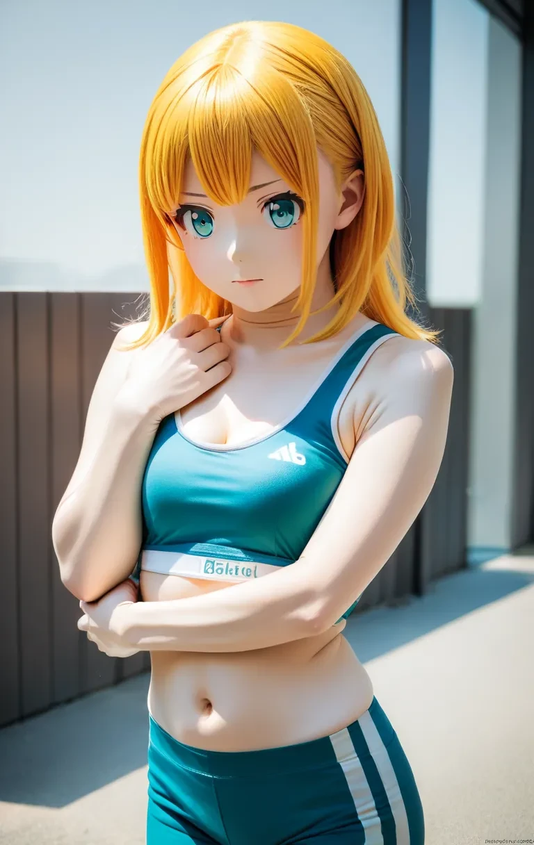 cosplay photo, animegao, 1girl, solo, sports bras, aqua eyes, yellow hair
score_9 score_8_up score_7_up score_6_up score_5_up score_4_up
<lora:agkr4pd6:0.8>