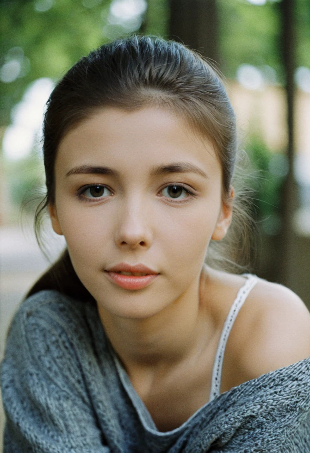cinematic film still cinematic film still cinematic film still <lora:MilaAzul_SDXL_v1.0a:1>
A candid, 35mm photograph of the beautiful woman, with a natural and realistic appearance. The image is in RAW format, with a soft focus on the face and a natural, unposed expression. The woman's skin has a fresh, clean appearance with subtle texture, and her pouty lips are perfectly captured. She is styled in a casual, comfortable outfit, with minimal accessories that showcase her relaxed, carefree attitude. The photograph is taken with natural, ambient lighting, giving the image a relaxed, candid quality as it blends seamlessly into the background.
. shallow depth of field, vignette, highly detailed, high budget, bokeh, cinemascope, moody, epic, gorgeous, film grain, grainy