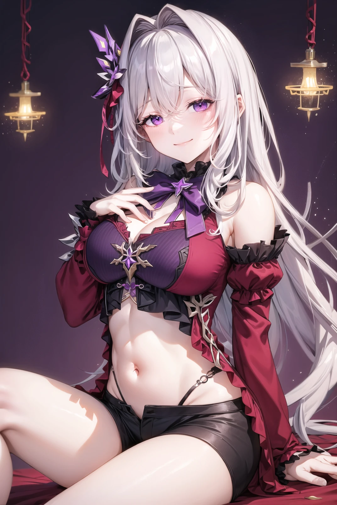 (((Highest quality、first-class、masterpiece、Normal body、8k、Detailed face、Ultra-precision、Normal hand、Normal finger、5Finger、Highest)))、beautiful girl、Silver-white hair、Small breasts、Shortcuts、princess、Princess、Pink lewd mark、Captive、arrested、Tied down、Chained、Chained、Wearing a tattered dress、Dress was torn、Dress ripped、The belly is exposed、Chained、Collared、Enslaved、Degraded into slavery、kneel、Forced to spread her legs wide、Handcuffed、Carved with a lewd mark、A pink heart tattoo has been engraved on her uterus, doubling her sensitivity、She writhes in pleasure with a pink heart pattern on her navel、She's excited to have a pink heart emblem on her belly、Even though it's wrong, I'm still happy with the pleasure、A smile of ecstasy as she succumbs to pleasure、Embarrassed and blushing