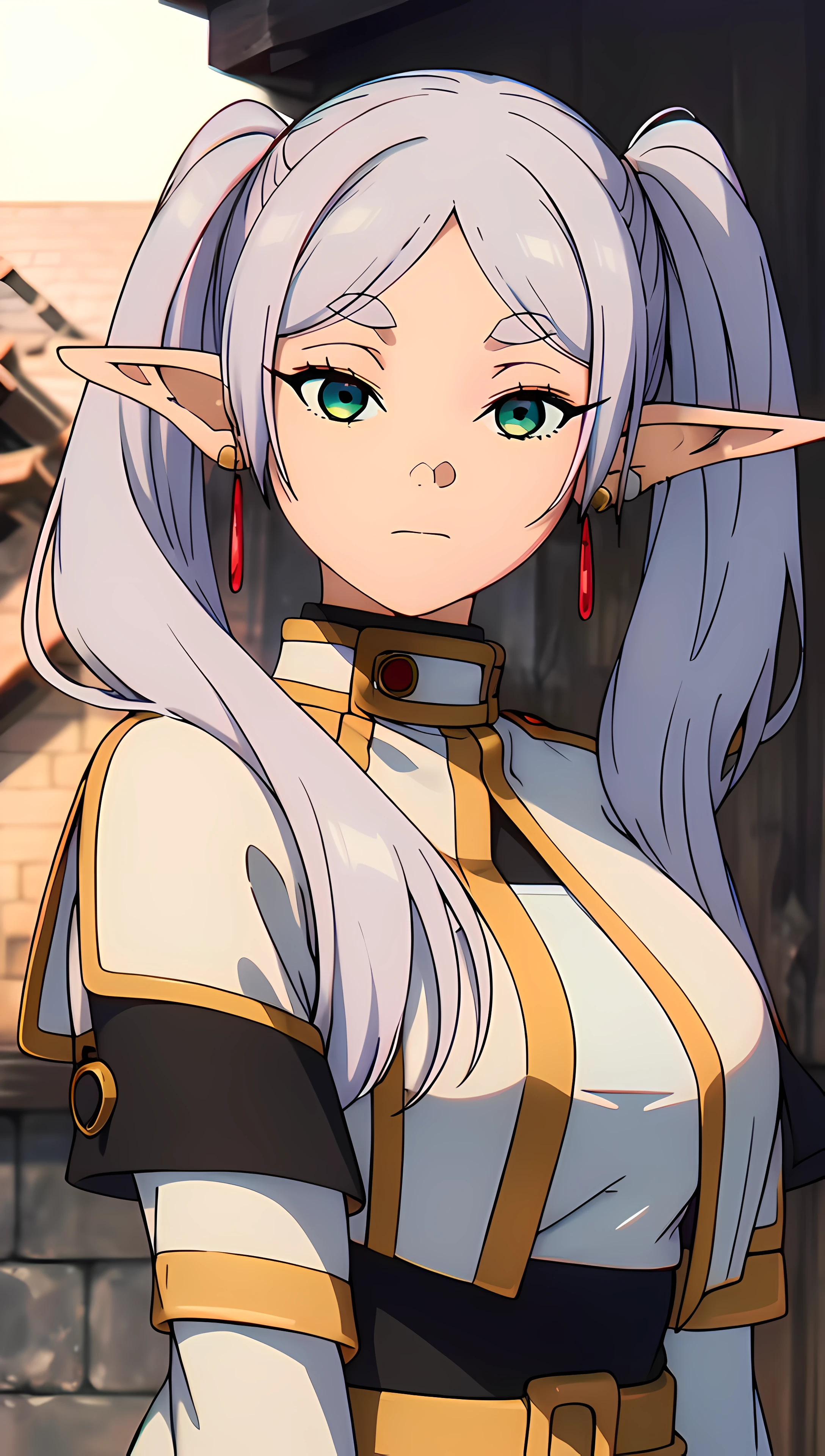 masterpiece, best quality, high resolution, highly detailed, HDR, intricate detail, ultra detailed,
BREAK
<lora:FrierenMoeWaifu974:0.8>_pointy ears, green eyes, white hair, sidelocks, twintails, fair skin
BREAK
(earring:1.4)