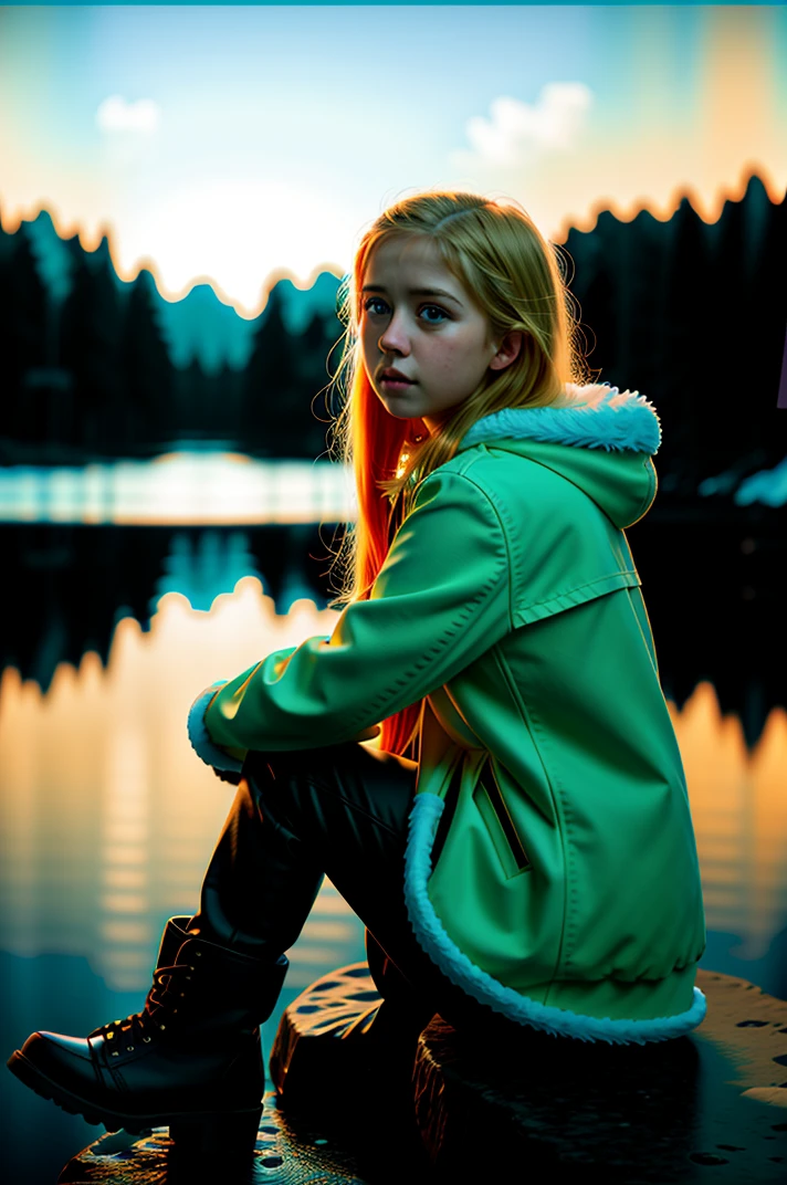 tv_Generic_25yo_Dane_v2 , , sad expression, wearing a winter coat, wearing winter pants, wearing winter boots, sitting on a rock by a frozen mountain lake, midnight, moonlight, shot from the side,, photographed on a Canon EOS R5, 50mm lens, F/2.8, HDR, 8k resolution, highres, high detail, sharp focus, , photography, 8k uhd,