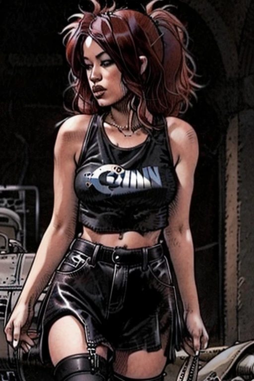 St_Rocker girl style,<lora:SD15_druuna_style:1>,