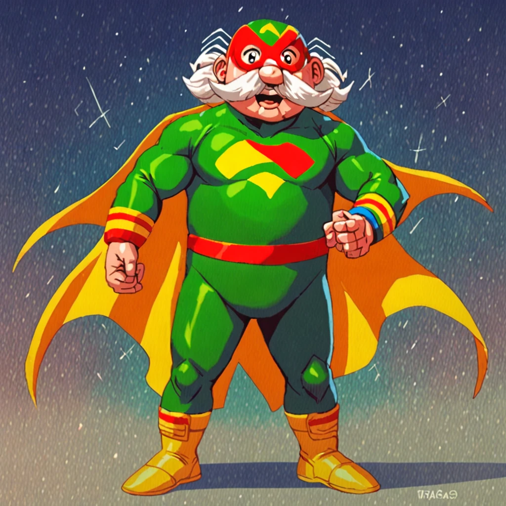 ral-mold, A humorous image of a moldy superhero 'Mold Man', complete with a cape and mask, striking a heroic pose in a fungus-infested city <ral-mold-sdxl:1>, dynamic, cinematic, masterpiece, intricate, hdr.