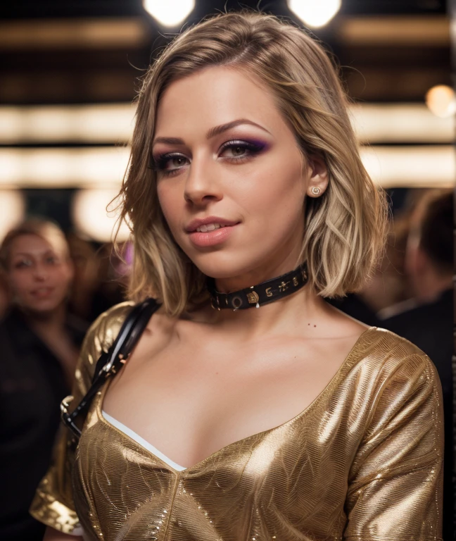 cinematic photo (best quality), (detailed),(film grain, skin details, 4k), photoshoot of amazing woman, blond hair, realistic, makeup, Dappled Light, analog style (look at viewer) (skin texture) (film grain), (hyper realistic texture skin), cinematic light, sidelighting, ultra high res, best shadow, RAW, (Dutch angle), <lora:quiron_ZoeyMonroe_v3_Lora:0.87> ZoeyMonroeQuiron, . 35mm photograph, film, bokeh, professional, 4k, highly detailed, ,realistic,intricate detailed, flash photography, realistic, amazing photo of a pretty woman wearing nurse clothes, makeup, at blurred background crowded nightclub party background,