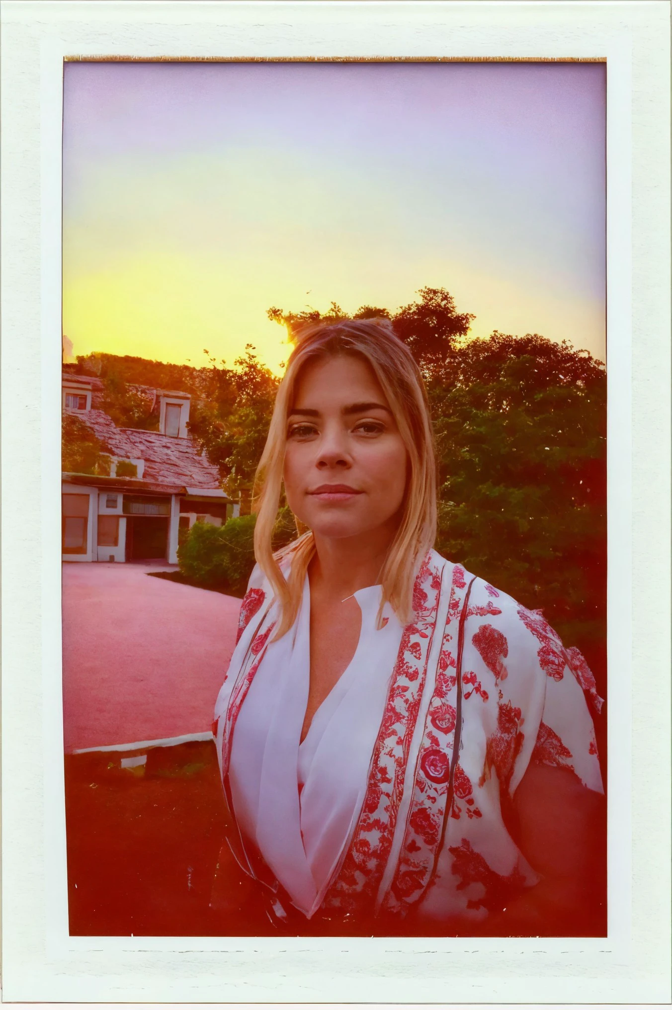 woman 20 years young closeup, middle shot, European,
([Denise( :0)Richards|samantha sin|lady( :0)gaga]:0.9) closeup,
polaroid style, <lora:dynamic_shot_46_polaroid_style:0.75>
(Quaint bed and breakfast and sunrise at background:0.9),
highres, high quality, high resolution, hd, 4k, masterpiece, realistic,