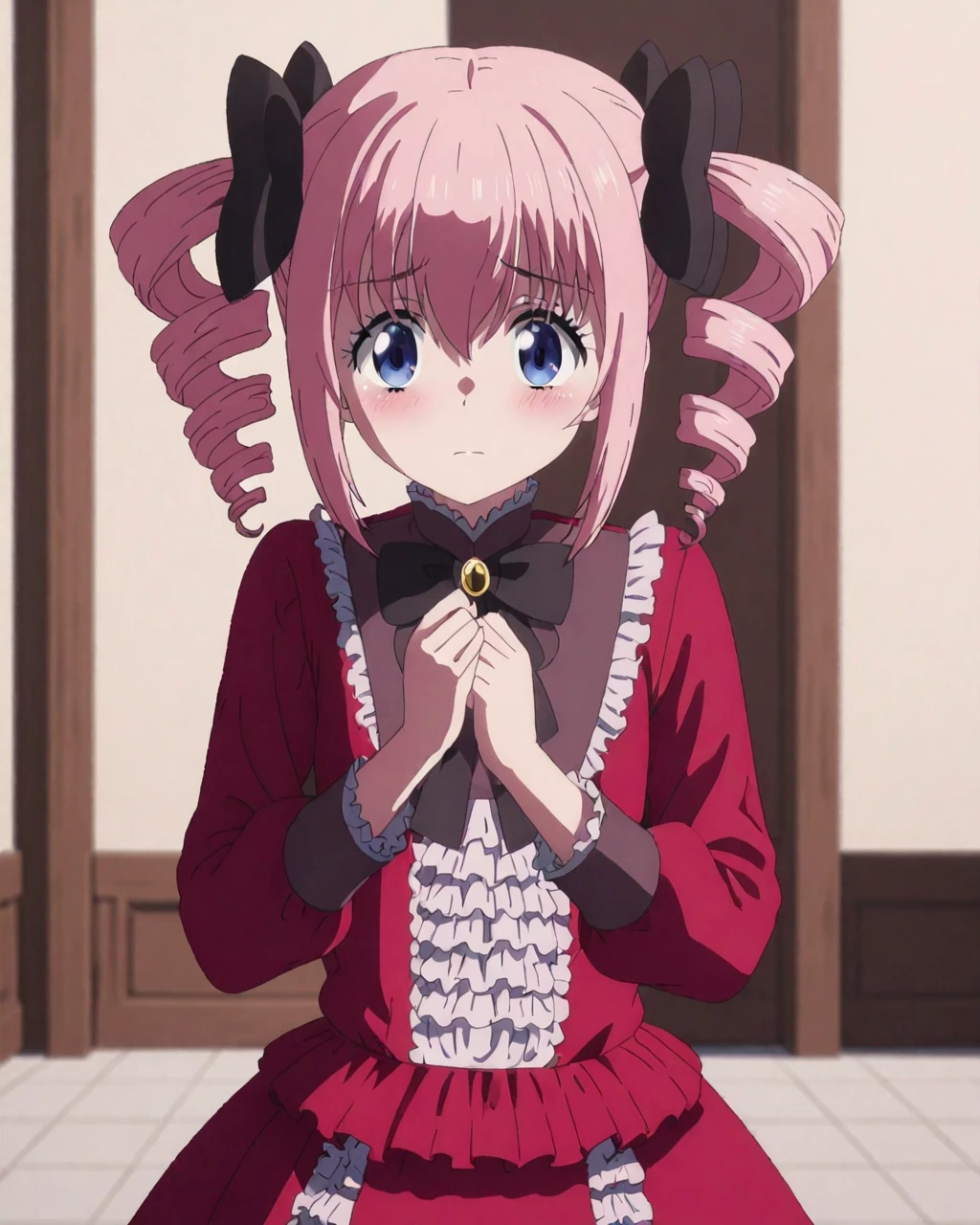 (masterpiece, ultra-detailed,hi-res,8K), 1 girl ,solo,indoor,look at viewer, <lora:SDXL_risley_v1-000014:0.9>risley, random pose,upper body,sad