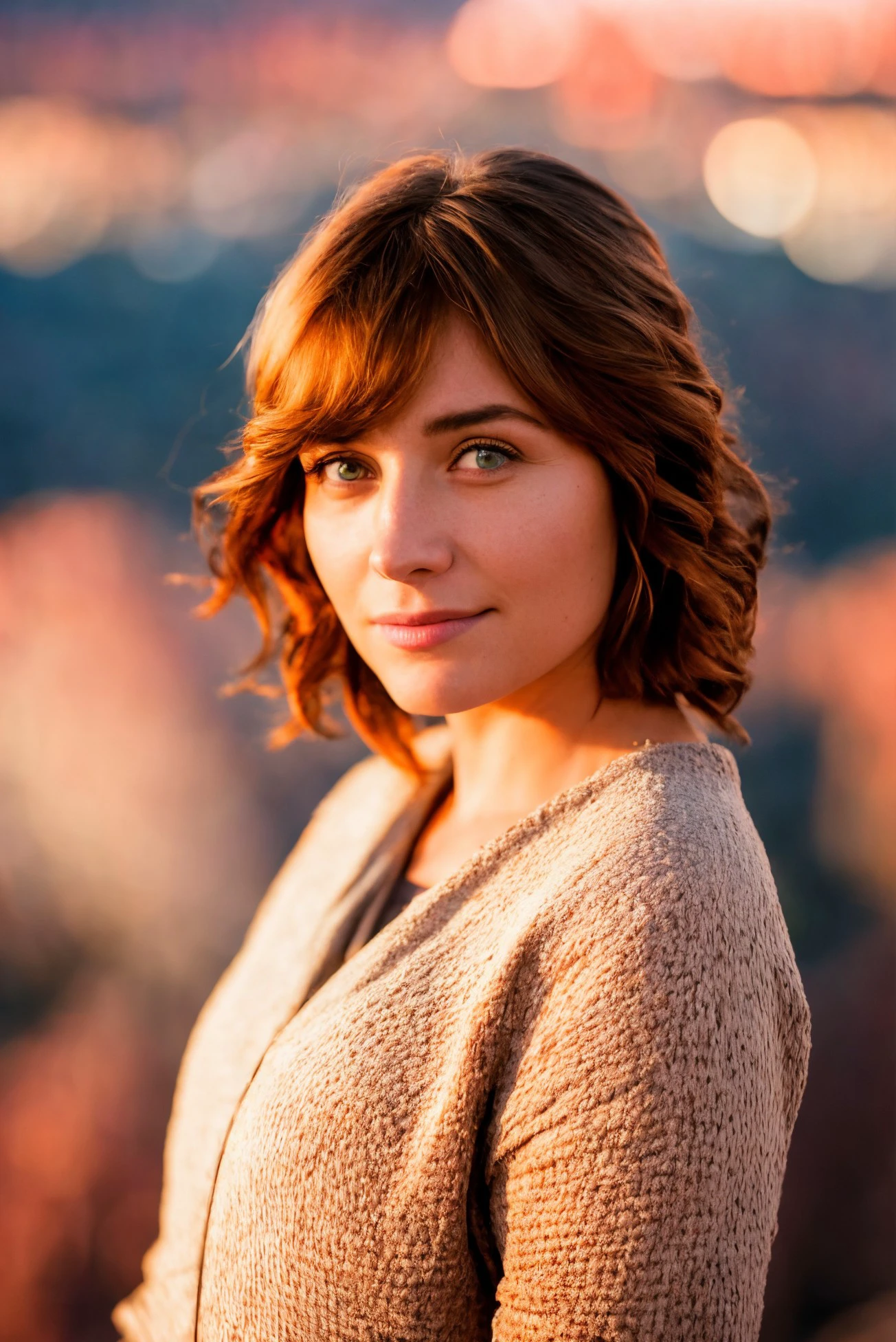 woman 20 years young face closeup, European, 
([Bryce( :0)Dallas( :0)Howard|gabbie carter|taylor( :0)swift]:0.9) closeup,
bokeh, bokeh lighting, blurry, depth of field, blurry background, <lora:dynamic_shot_33_bokeh_lighting:0.75>
Grand canyon and sunrise colors at background,
highres, high quality, high resolution, hd, 4k, masterpiece, realistic,