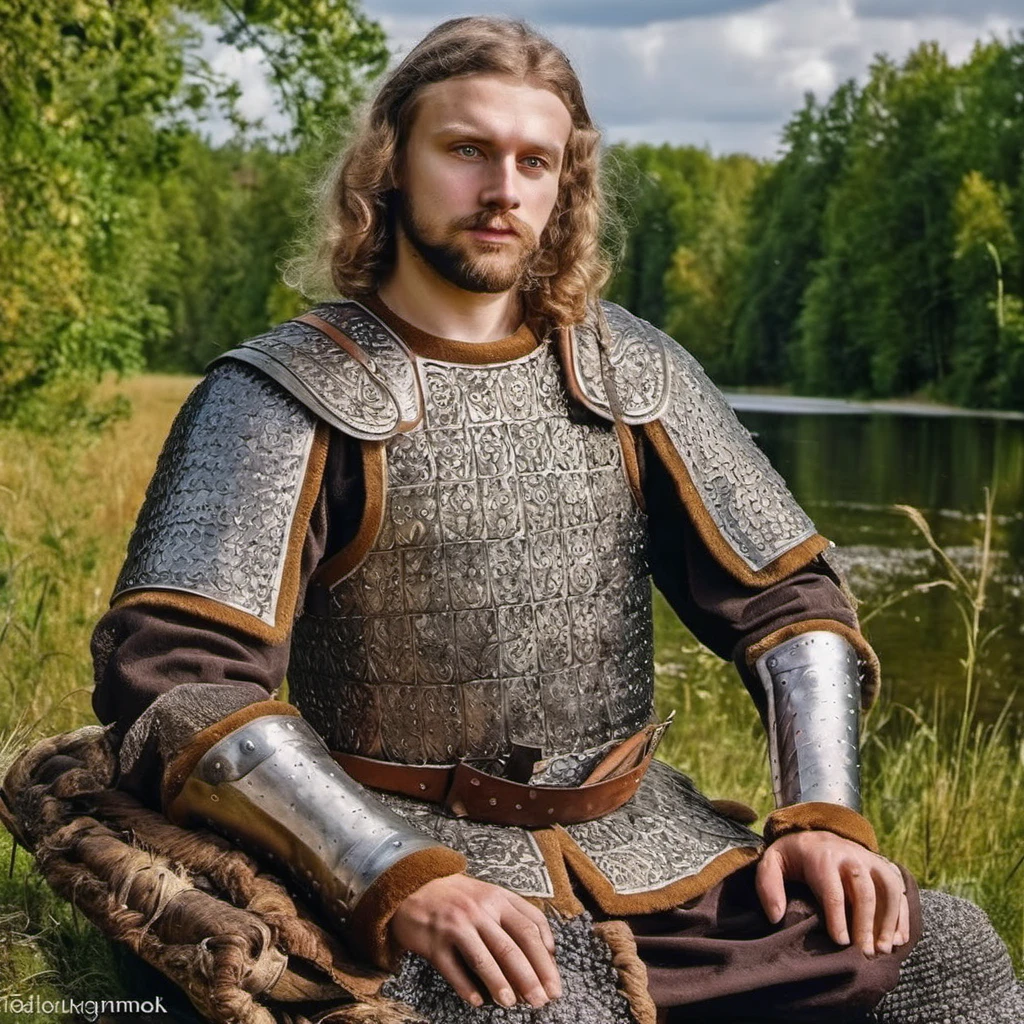 Men in slavic armor <lora:slavic armor:0.5> slavic armor,realistic,solo, FIVE FINGERs ON HAND