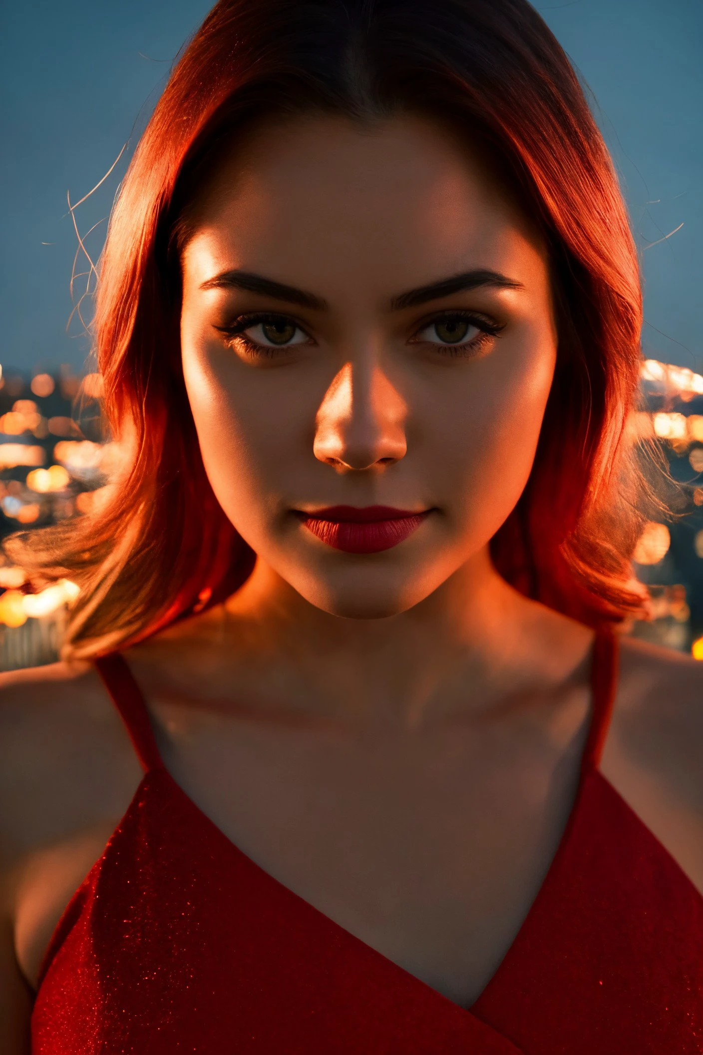 woman, closeup, European, red dress,
twilight city, dusk cityscapes , <lora:dynamic_shot_24_twilight_cityscapes:0.55>
highres, high quality, high resolution, hd, 4k, masterpiece, realistic,
