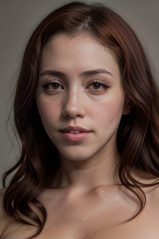 Merger_ellelle_roma,
(headshot:1.2) portrait on a (plain grey background:1.2), (headshot:1.2), (face focus:1.1), windswept chaotic hair, soft lighting, low contrast, low saturation,
bokeh, f1.4, 40mm, photorealistic, raw, 8k, textured skin, skin pores, intricate details  <lora:epi_noiseoffset2:1>, epiCRealism