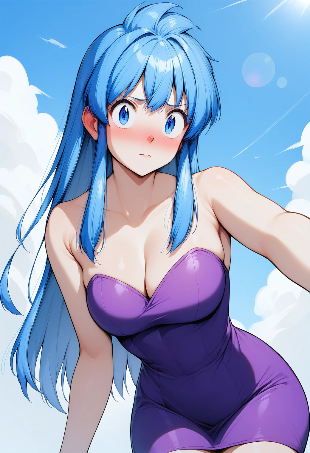 1girl, solo,(best quality),(masterpiece:1.1), full body, looking_at_viewer, dynamic angle, bikini, cute, clear facial skin,
