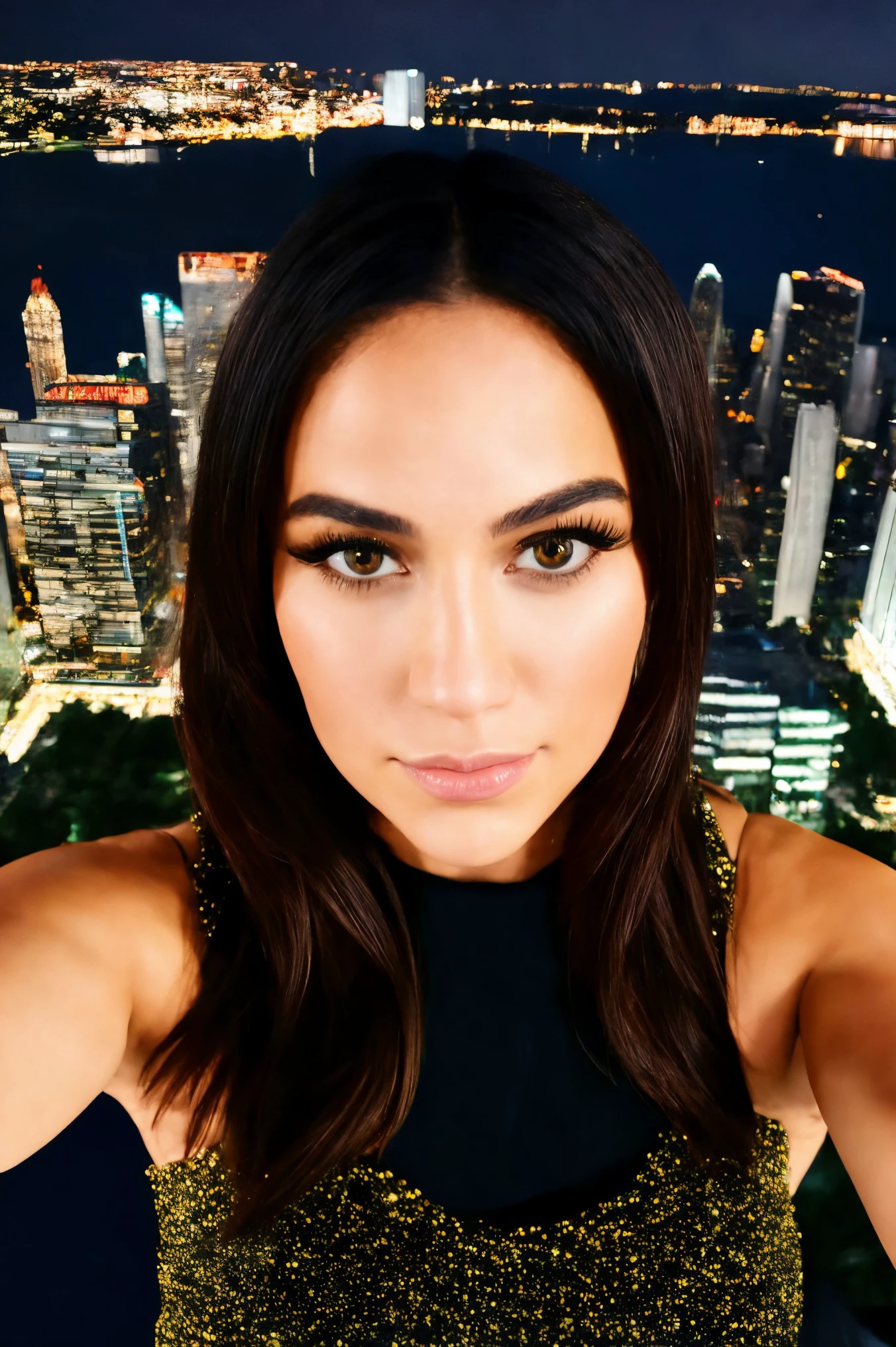 woman 20 years young, European,
([Jennifer( :0)Lopez|skylar vox|marina( :0)diamandis]:0.9) closeup,
selfie, <lora:dynamic_shot_49_selfie:0.85>
(Night cityscape and lit-up skyscrapers at background:0.9),
highres, high quality, high resolution, hd, 4k, masterpiece, realistic,