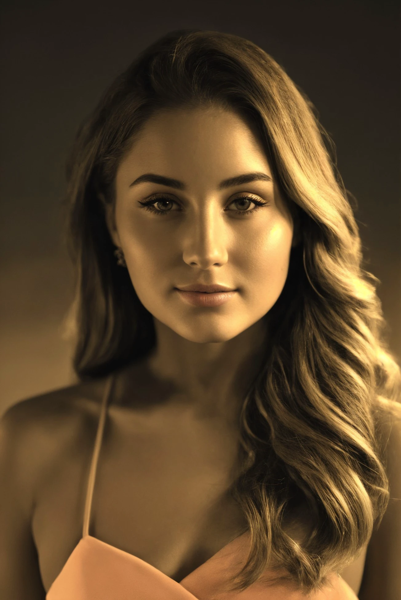 woman 20 years young face closeup, European, Pink dress,
 ([Ariana( :0)Grande|whitney wright|ariana( :0)grande]:0.9) closeup
sepia filter,  <lora:dynamic_shot_31_sepia_filter_:0.75>
Nighttime bonfire and beach party,
highres, high quality, high resolution, hd, 4k, masterpiece, realistic,