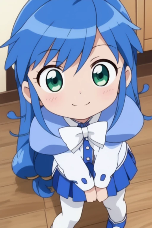 <lora:rein:0.8>, rein, 1girl, solo, blue hair, long hair, white pantyhose, pantyhose, smile, long sleeves, bow, green eyes, skirt, looking at viewer, blue skirt,
masterpiece, high quality, very_high_resolution, large_filesize, full color, anime, anime_screencap, animated gif, mp4 ,video, animated,