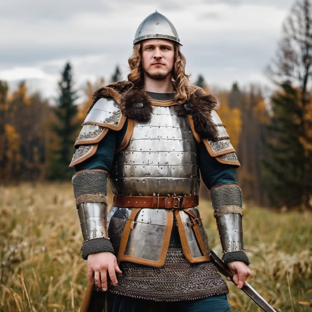 Men in slavic armor <lora:slavic armor:0.5> slavic armor,realistic,solo, FIVE FINGERs ON HAND