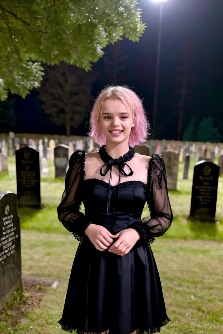 RAW Photo, tv_Darina_ES, , tearful sad expression, "ready-for-a-funeral", black dress, looking down, in a rainy graveyard at dusk, full body shot,,