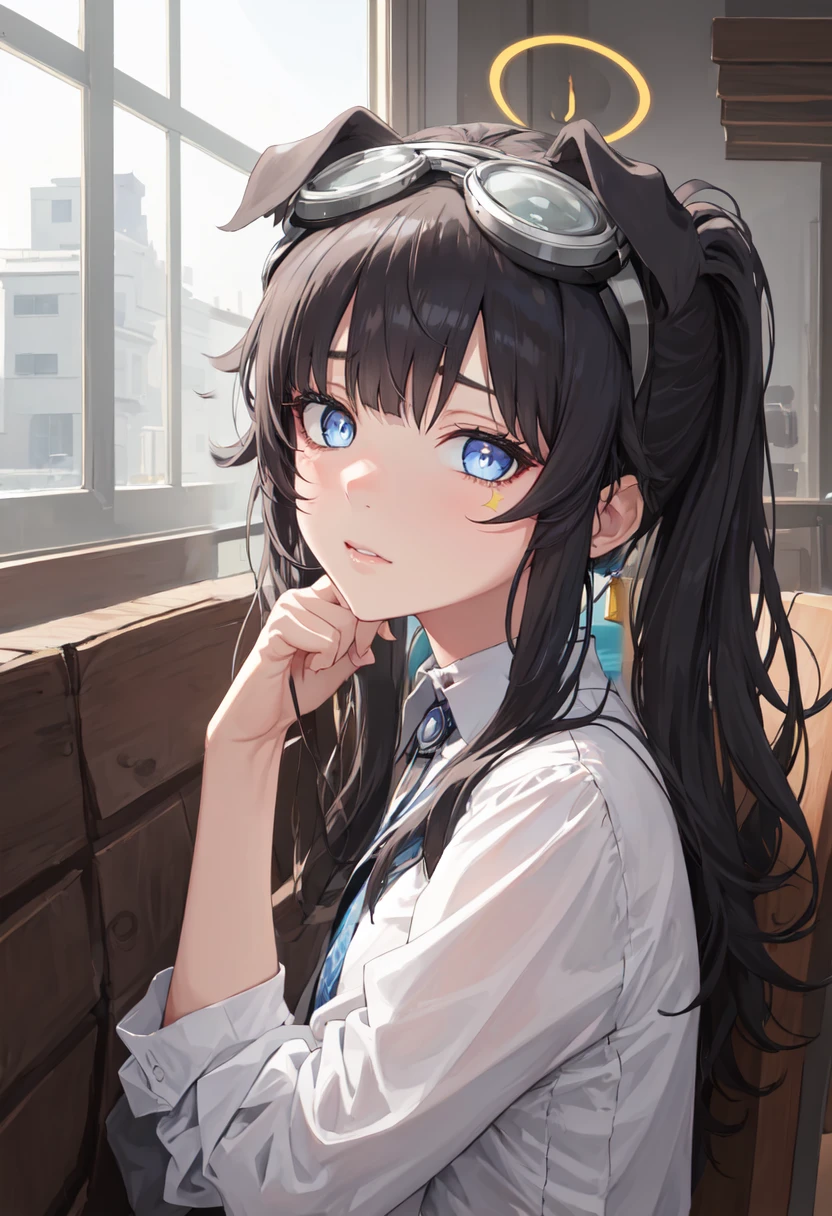 (safe:1.10), best quality, masterpiece, highres, solo, (hibiki_bluearchive:1.10), portrait, looking at viewer, 8 <lora:hibiki_bluearchive:0.80>