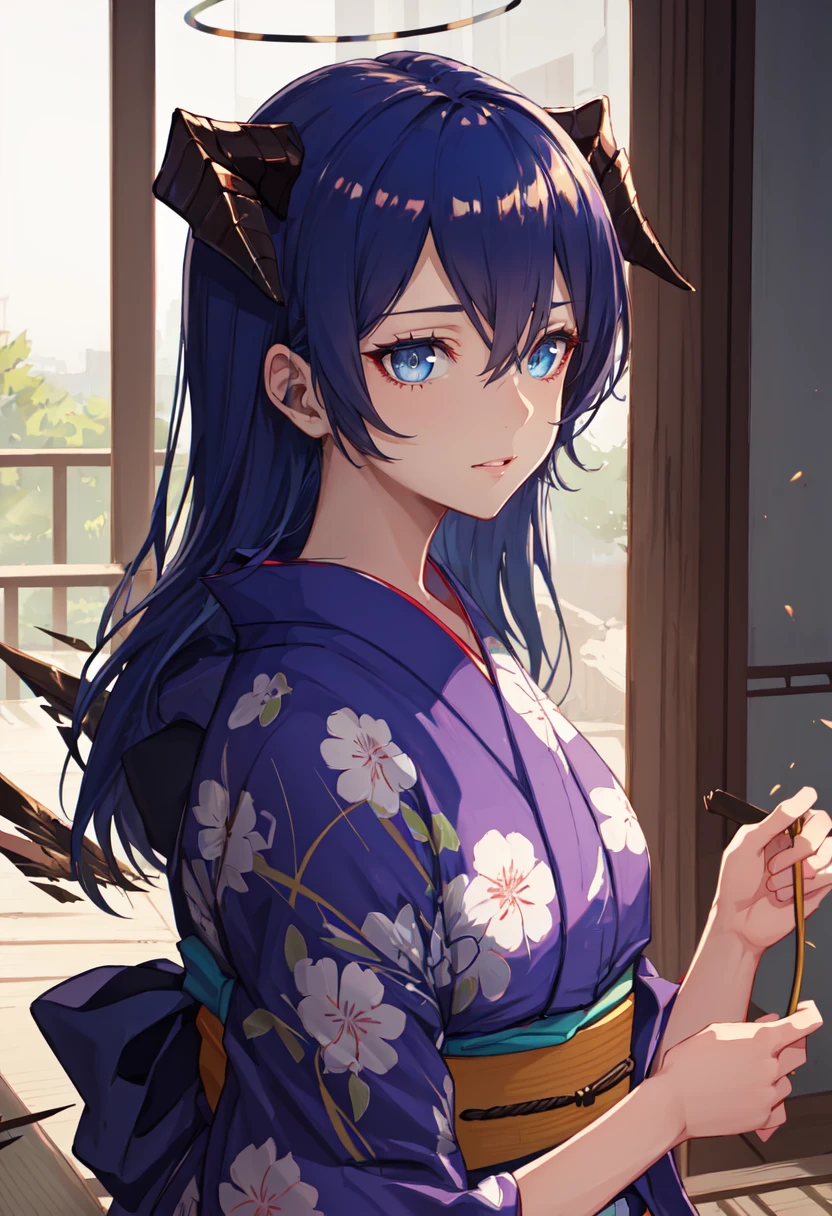 best quality, masterpiece, highres, solo, (mostima_arknights:1.10), (yukata:1.30), (kimono:1.15), 22 <lora:mostima_arknights:0.80>