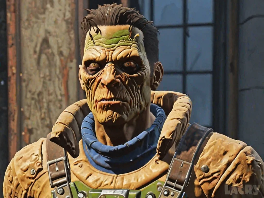 videogame screenshot, portrait of a mutant, style fallout4 <lora:Fallout_4_XL_Style>