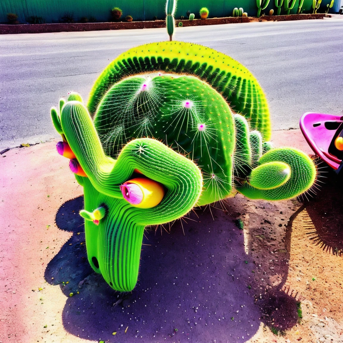 (s8z4nl3ft style), made of cactus