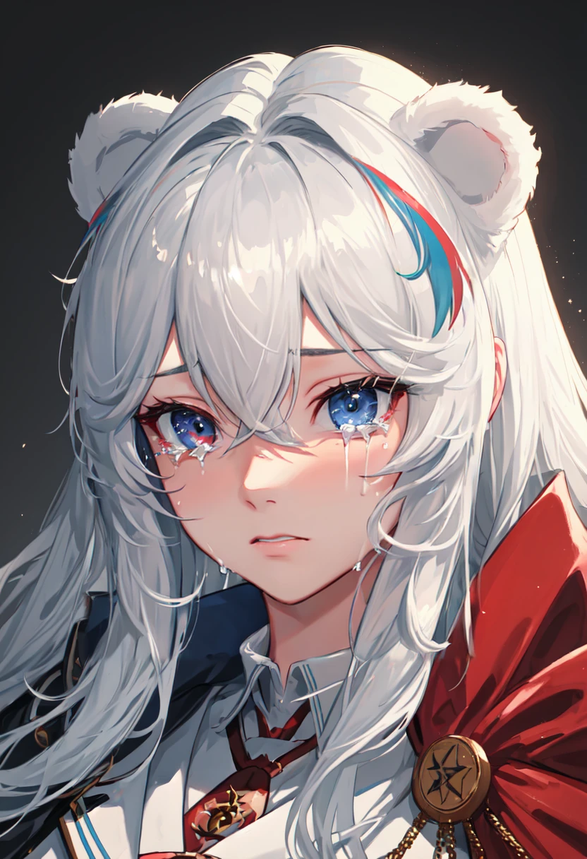 best quality, masterpiece, highres, solo, (rosa_arknights:1.10), crying, sobbing, tears, portrait, looking at viewer, 39 <lora:rosa_arknights:0.80>