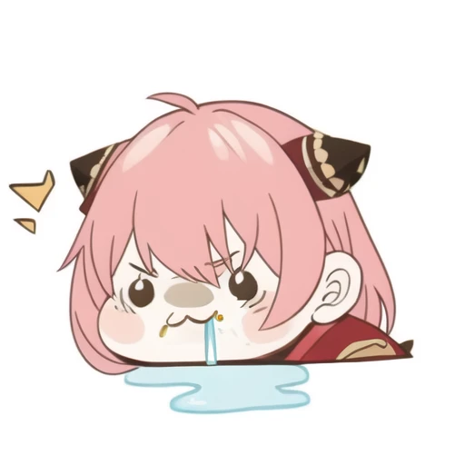 <lora:Ath_drooling:1>,drooling,chibi,:3,blush_stickers,food_on_face,^^^,circle_eyes<lora:Ath_anya:1>,anya,