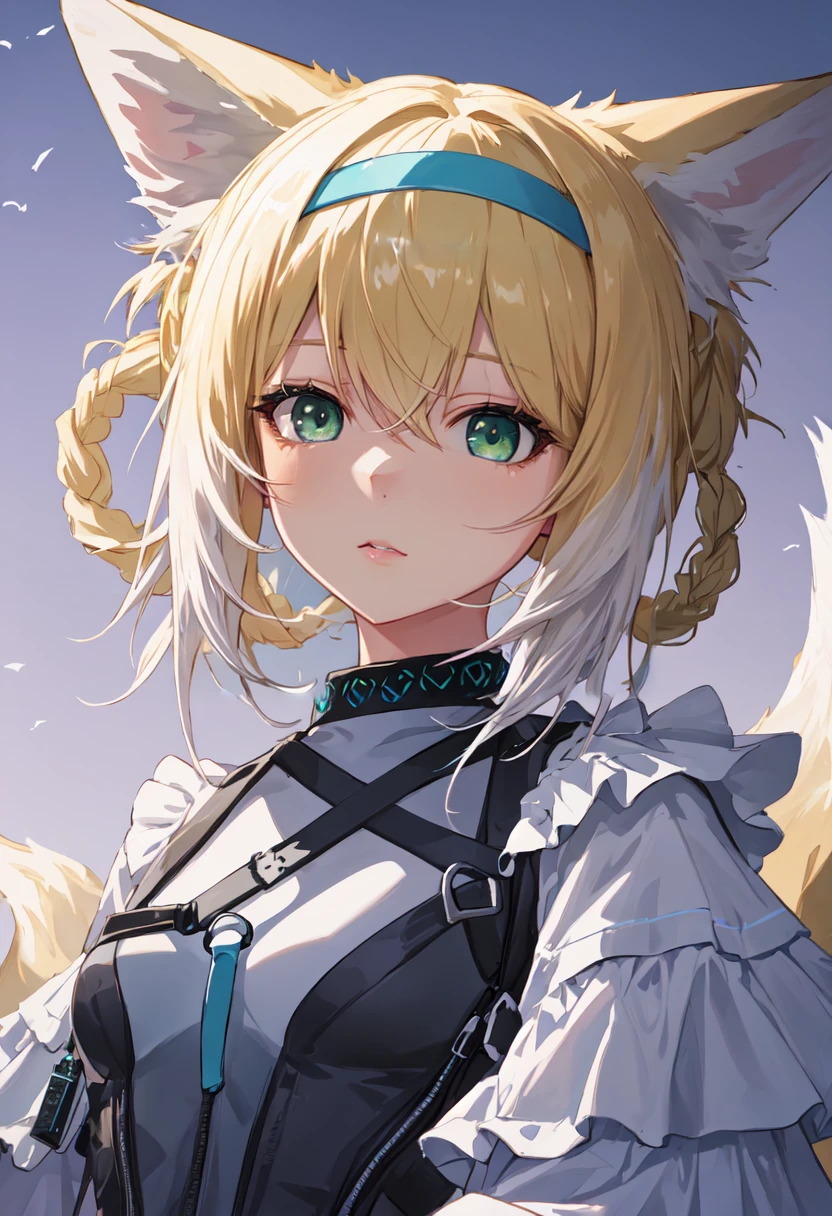 (safe:1.10), best quality, masterpiece, highres, solo, (suzuran_arknights:1.10), portrait, looking at viewer, 11 <lora:suzuran_arknights:0.80>