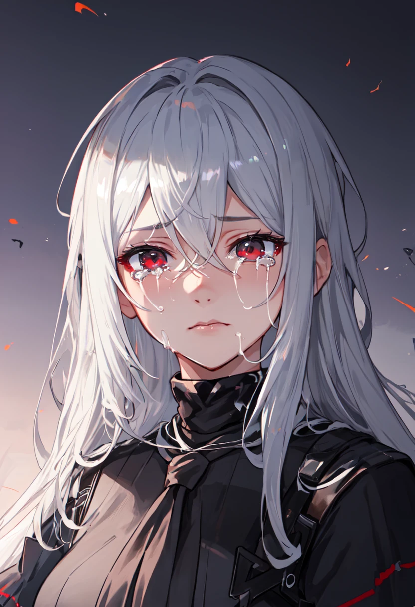 best quality, masterpiece, highres, solo, (skadi_arknights:1.10), crying, sobbing, tears, portrait, looking at viewer, 38 <lora:skadi_arknights:0.80>