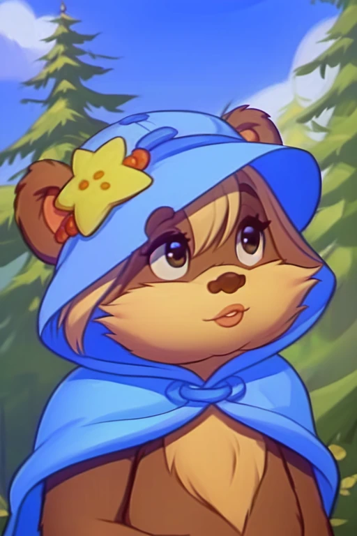 malani, ewok, forest, tree, sky, day, <lora:Malani:0.8>, uploaded on e621, (detailed background, depth of field), (intricate:1.1), (high detail:1.2), (soft focus), (masterpiece, best quality, 4k, 2k, shaded, absurd res), by CyanCapsule, by Hallogreen