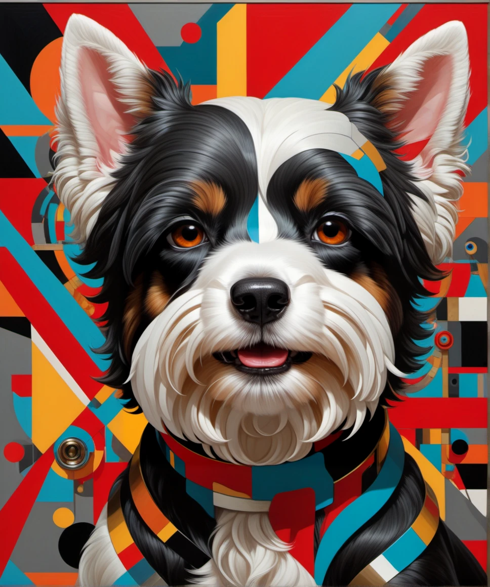 <lora:erikjonesXL:0.5>,erkjns,Westiepoo,masterpiece,abstract, 8k uhd,absurd res,ultra detailed,masterpiece,awardwinning,sharp focus,intricate detail,50mm lens