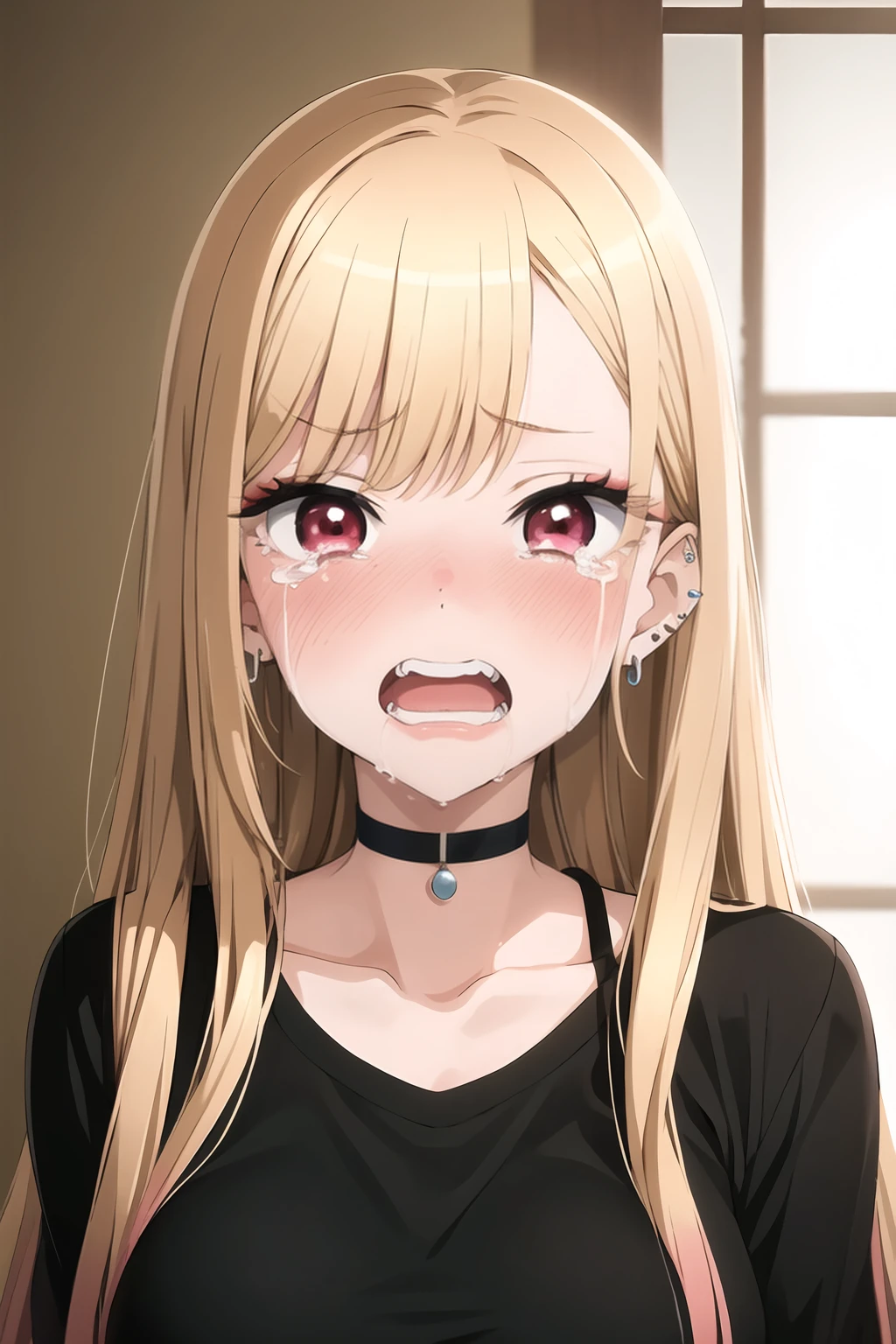 (ultra high res, ultra detailed, high resolution, highly detailed, 4k, 8k), an extremely delicate and beautiful, gokkun3, teeth, cum, cum in mouth, uvula, <lora:ãã£ãã gokkun3:0.8>, (open mouth), ahegao, annoyed, angry, disdain, shaded face, intenseglare, <lora:ã¢ãé¡ ahegao_v0.3:0.8>, cardigan, microskirt, micro miniskirt, (choker), <lora:ã«ã¼ãã£ã¬ã³ï¼ãã¤ã¯ãããã¹ã«å¶æ micro_miniskirtV2:0.8>, ruanyi0181, indoors, tile wall, tiles, toilet, <lora:æ±ããã¤ã¬ 0181 dirty toilet_v2:0.3>,