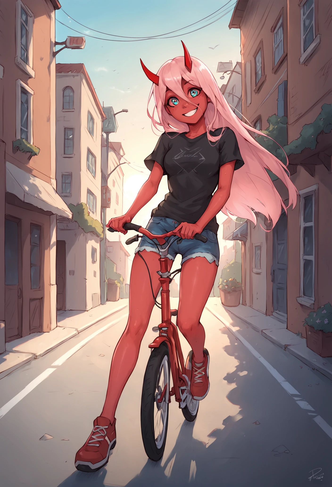 Zero Two (Oni) | Character LoRA (DITF) | Pony & 1.5