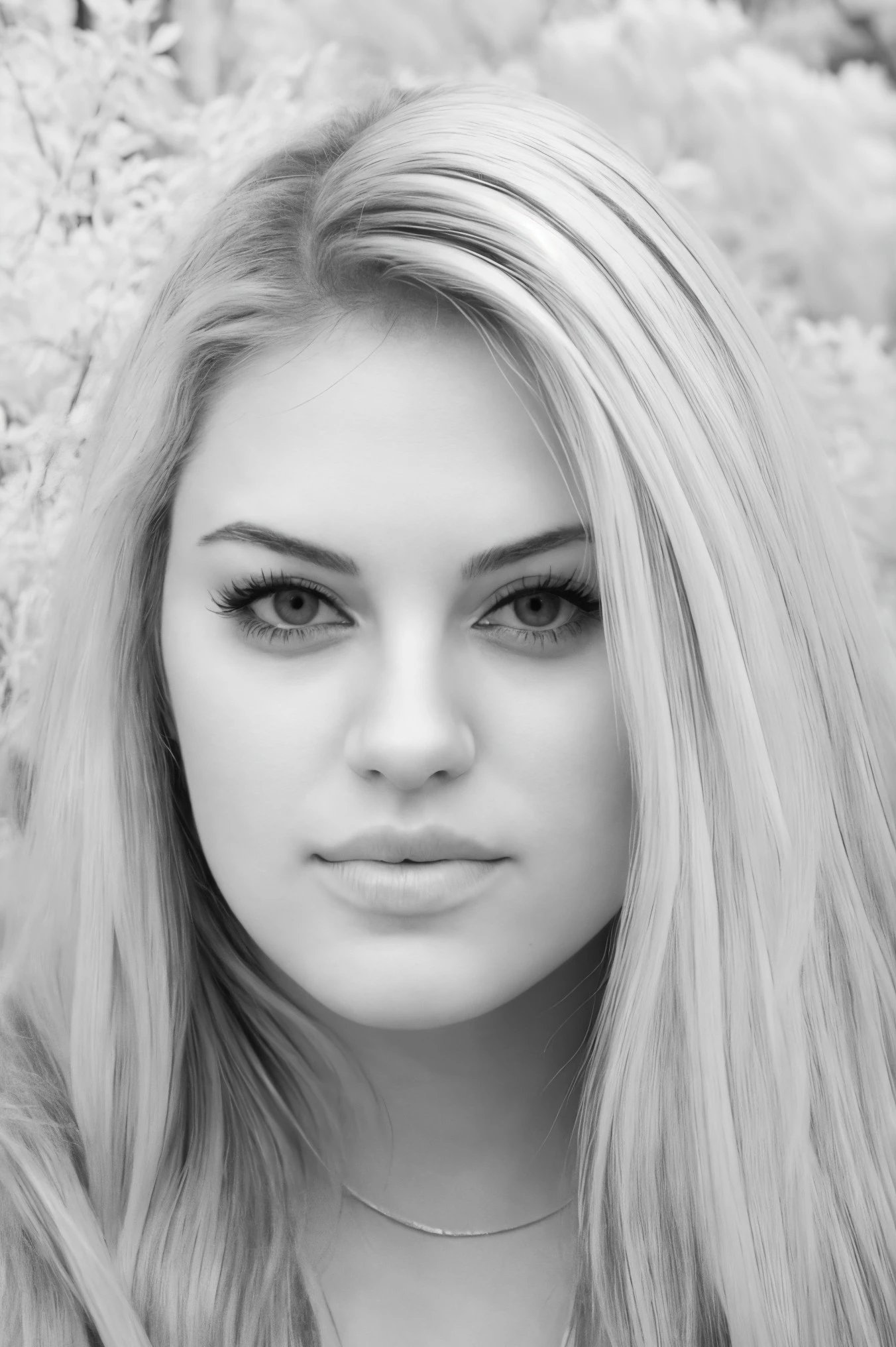 woman 20 years young, European, middle shot, closeup,
([Mila( :0)Kunis|jayden cole|billie( :0)eilish]:0.9),
nature,
monochrome, infrared, <lora:dynamic_shot_52_infrared:0.75>
highres, high quality, high resolution, hd, 4k, masterpiece, realistic,